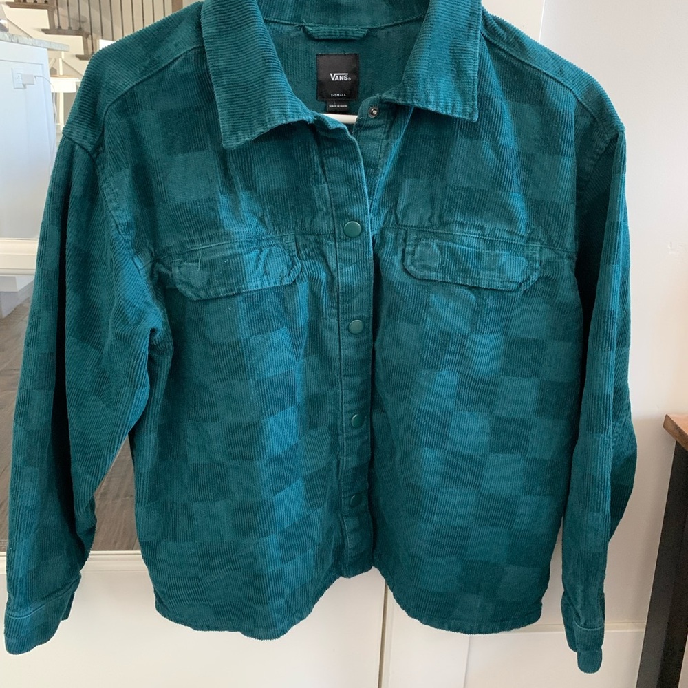 Vans Teal Corduroy Jacket